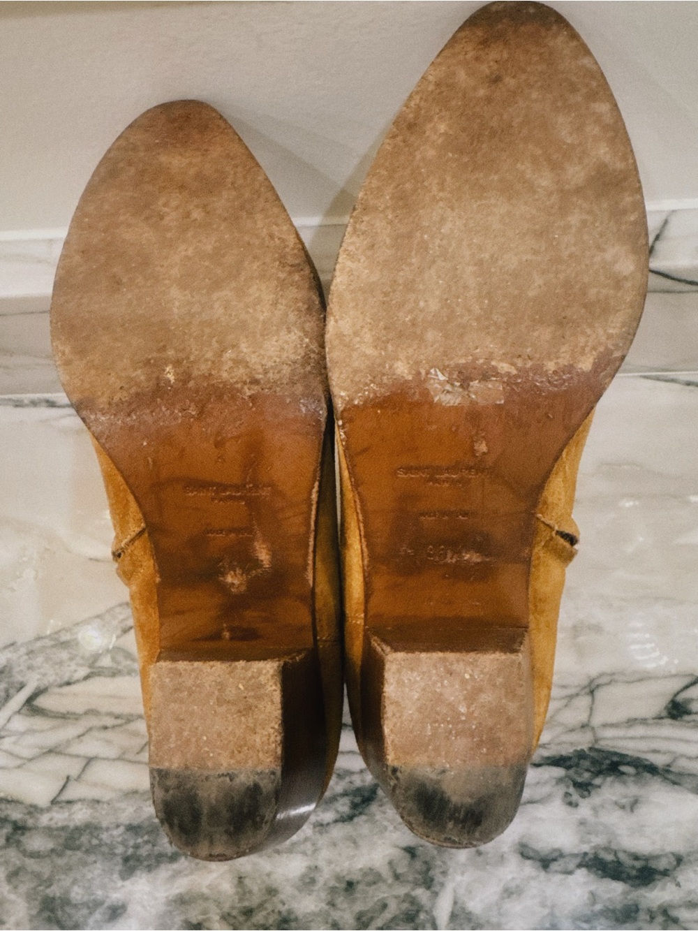 Saint Laurent Suede Booties - Picture 4 of 5